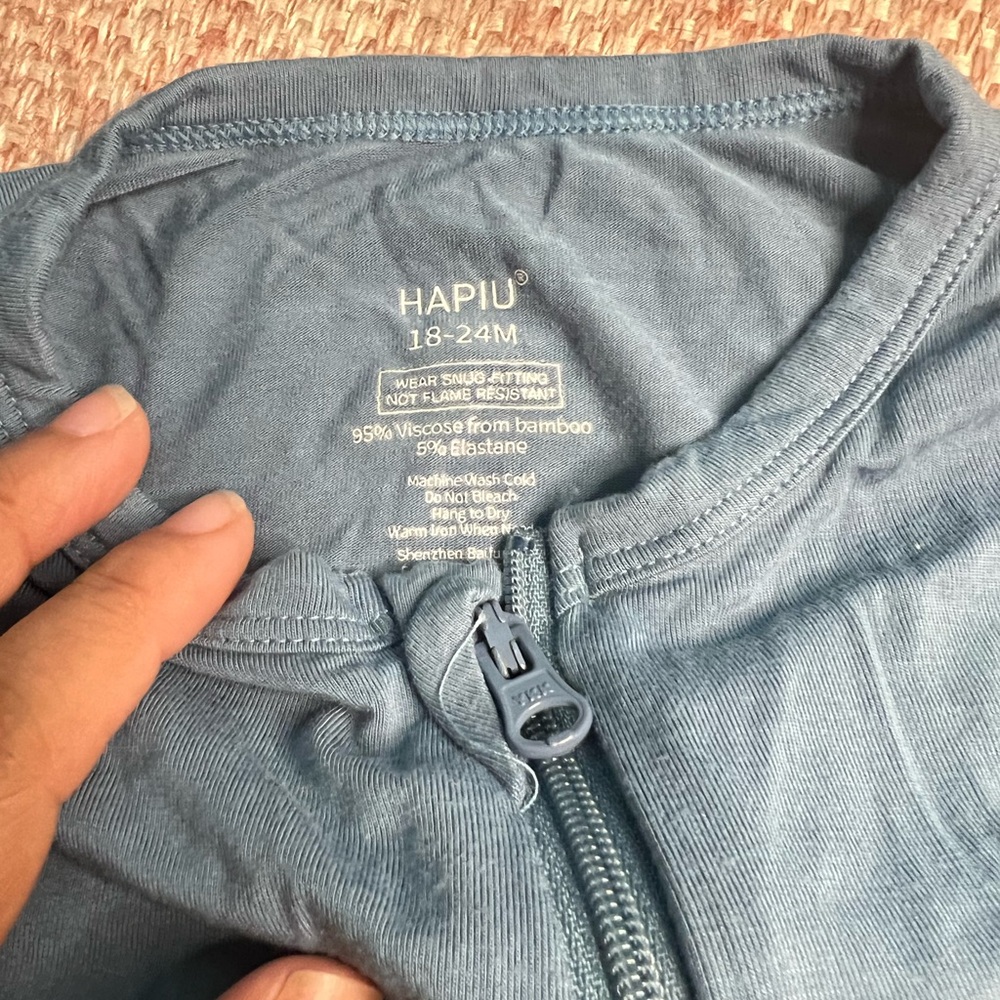 Bamboo Blue Baby Onesie